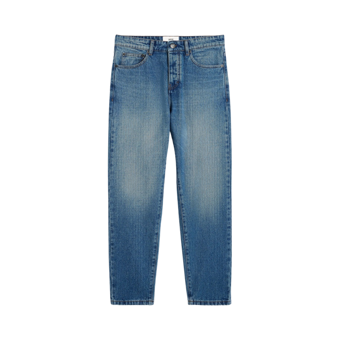 아미 테이퍼드 핏 진 유즈드 블루(AMI Tapered Fit Jeans Used Blue)