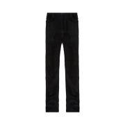 Prada Five-Pocket Velvet Denim Jeans Black