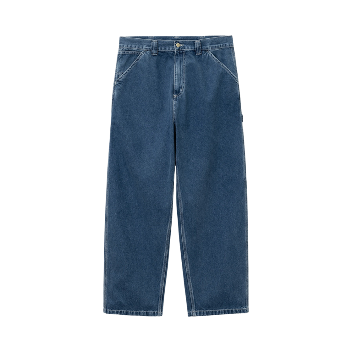 칼하트 WIP 노르코 블루 데님 OG 루즈 핏 싱글 니 팬츠 블루 스톤 워시드(Carhartt WIP Norco Blue Denim OG Loose Fit Single Knee Pants Blue Stone Washed) - 2