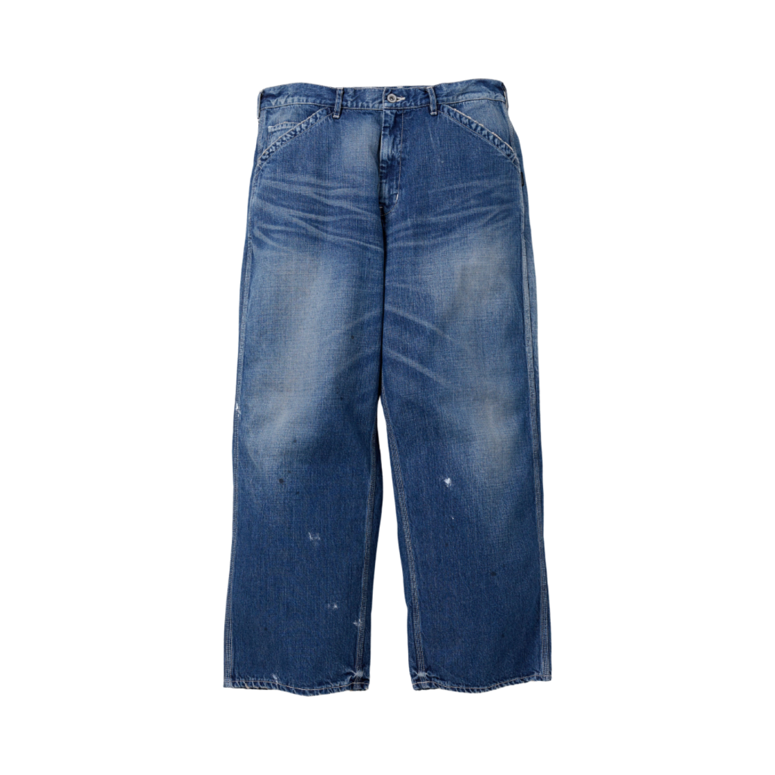 242SPNH-PTM04 Neighborhood Washed Utility Pants Indigo