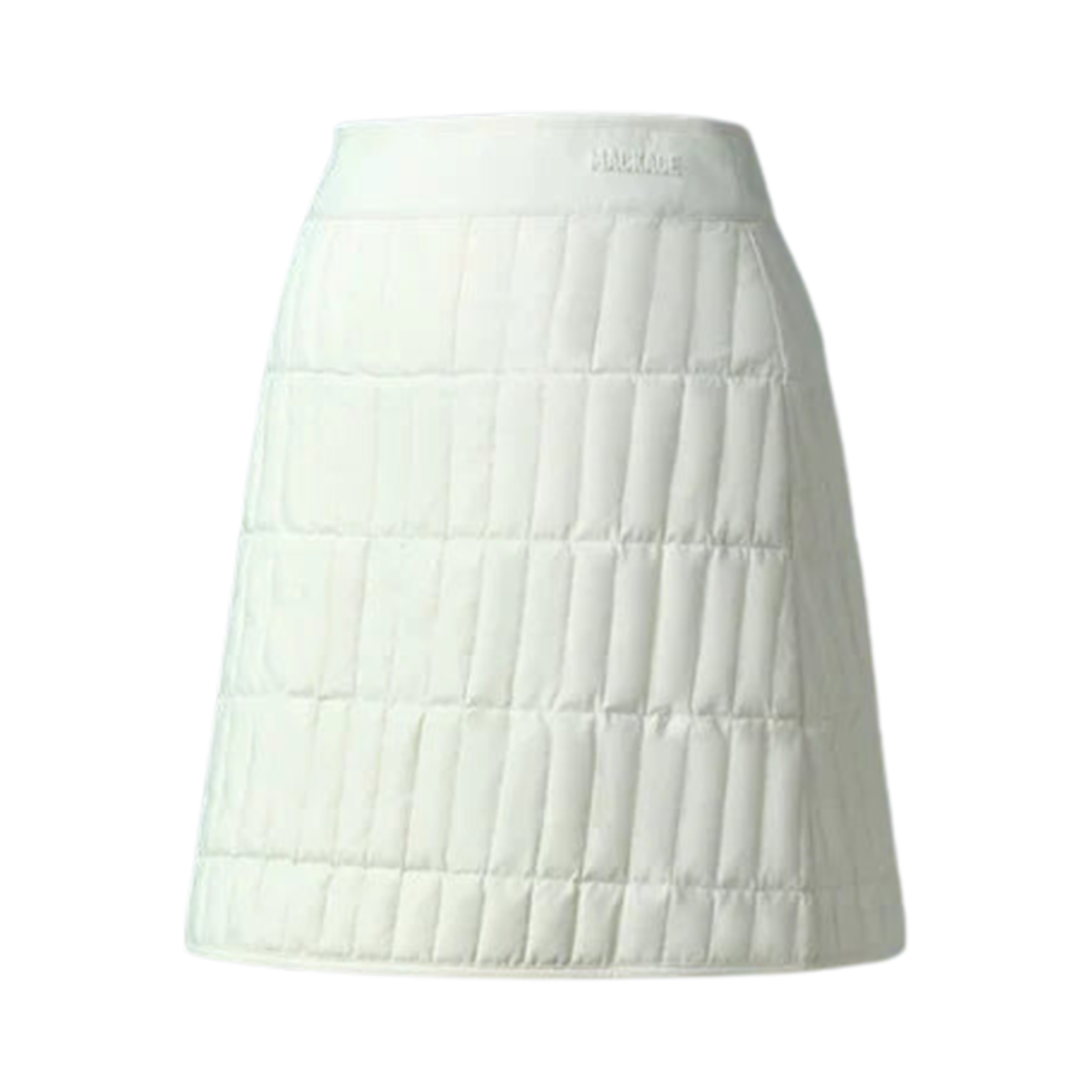 (W) 맥카지 틸다 버티컬 퀼티드 다운 스커트 크림((W) Mackage Tilda Vertical Quilted Down Skirt Cream)