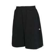 MJD Side Snap Wide Sweatshorts Black