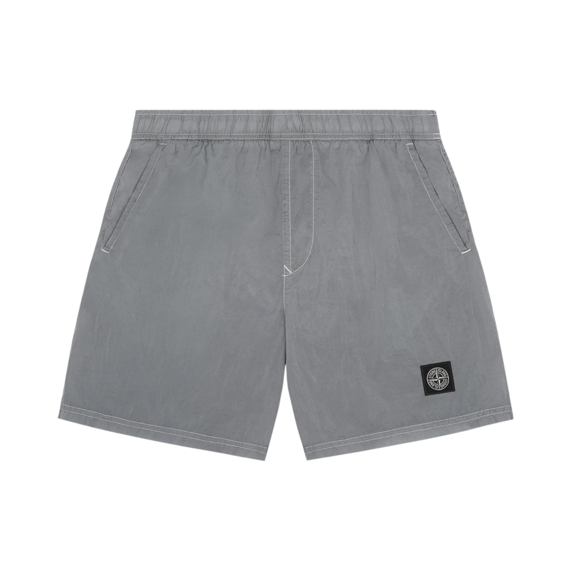 스톤 아일랜드 B0943 나일론 메탈 에코닐 재생 나일론 스위밍 트렁크 아쿠아 - 22FW(Stone Island B0943 Nylon Metal in Econyl Regenerated Nylon Swimming Trunk Aqua - 22FW) - 1