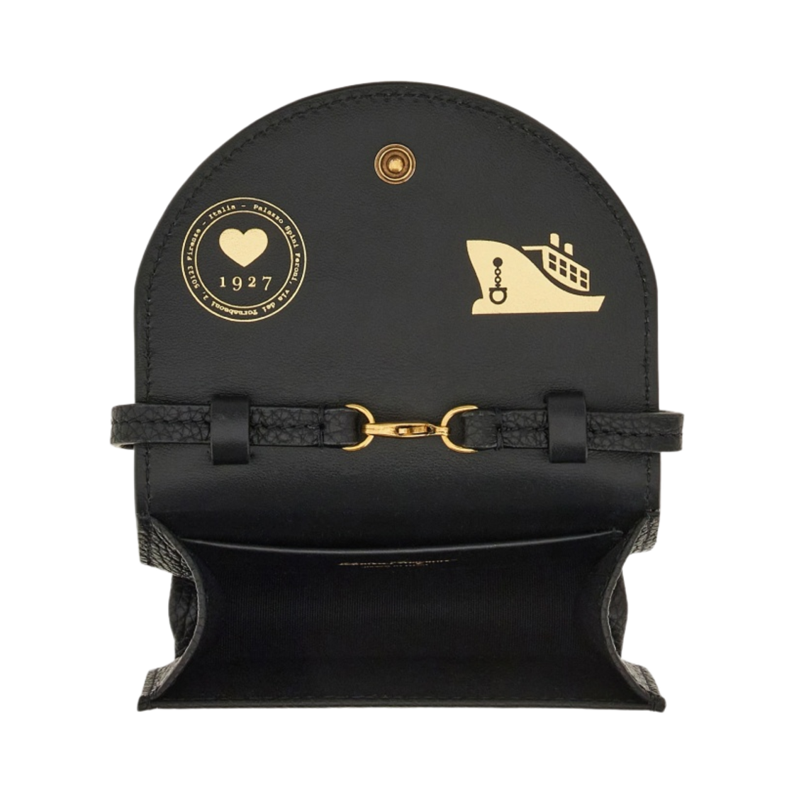 페라가모 트래블 카드 케이스 블랙(Ferragamo Travel Card Case Black) - 3