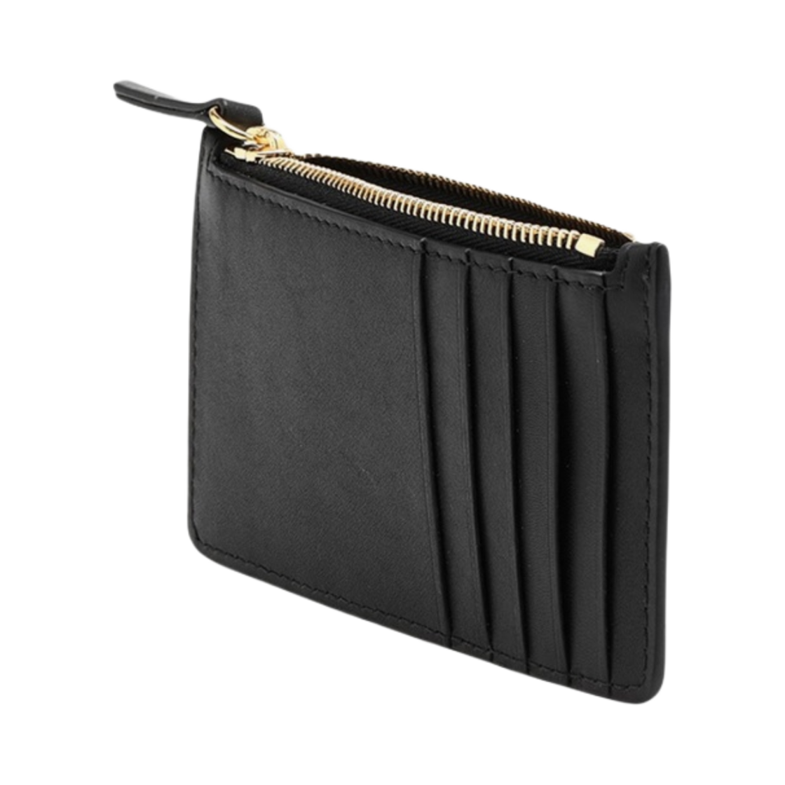메종 마르지엘라 소프트 세미 글로시 레더 지퍼 카드 홀더 블랙(Maison Margiela Soft Semi Glossy Leather Zipped Card Holder Black) - 2