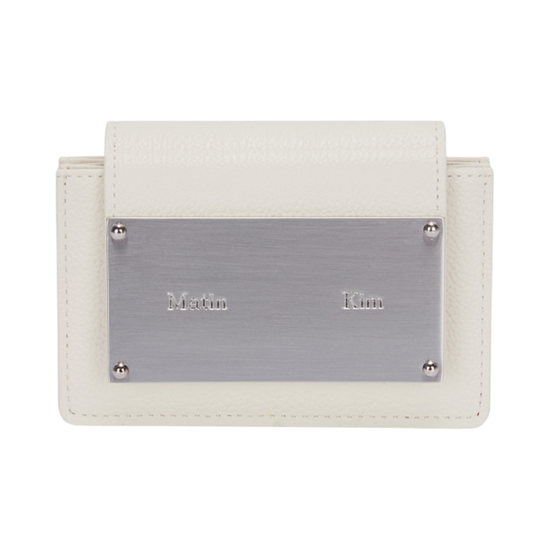 마뗑킴 아코디언 지갑 화이트(Matin Kim Accordion Wallet White)