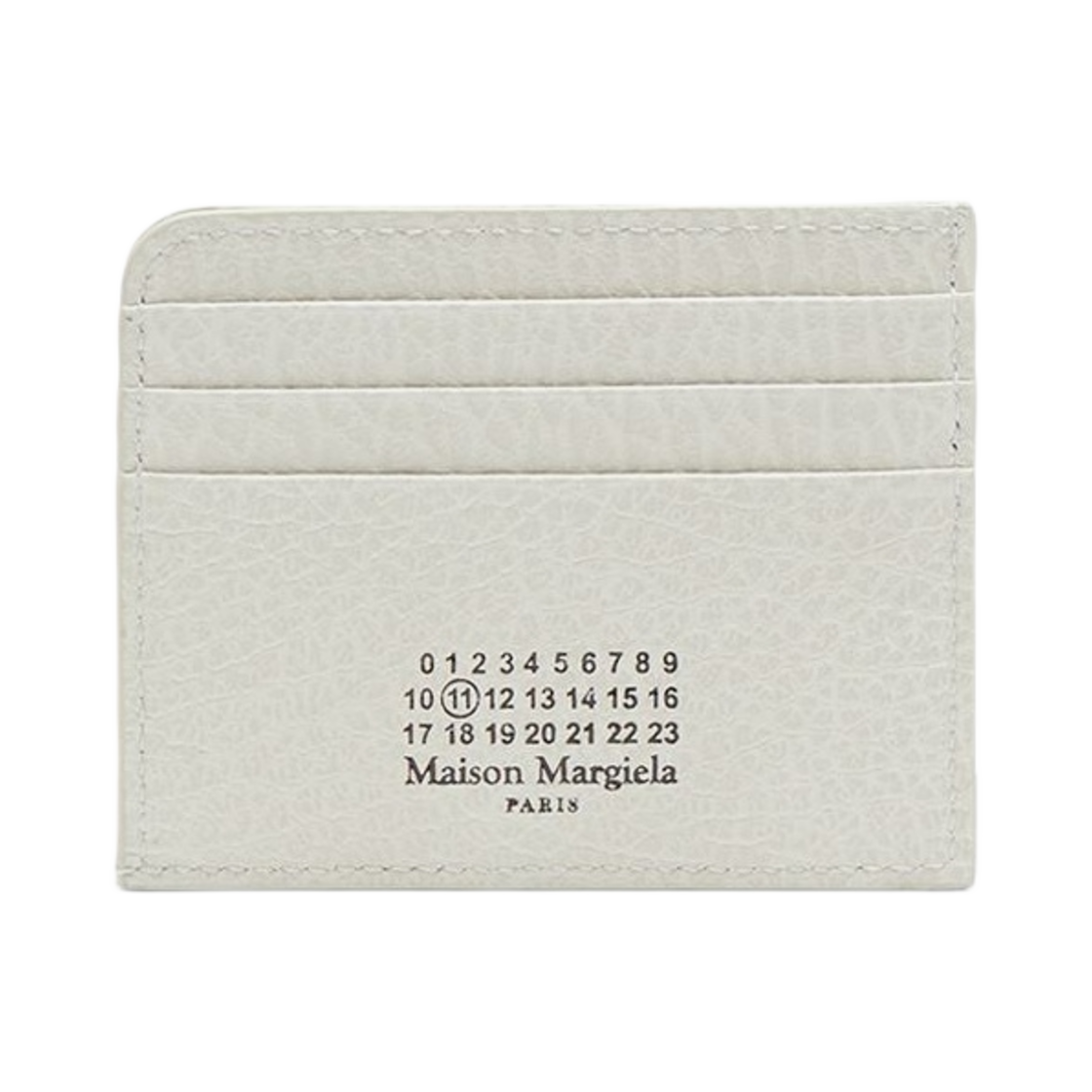 메종 마르지엘라 넘버 로고 보빈 레더 카드 홀더 아이보리(Maison Margiela Numbers Logo Bovine Leather Card Holder Ivory)