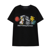 The Museum Visitor Statue T-Shirt Black