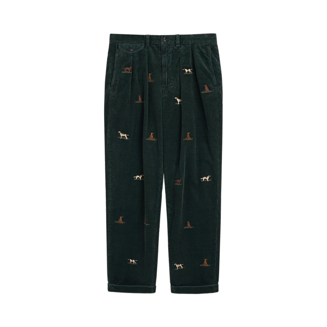 KM4DPALRLC8DR [KREAM Exclusive / 30%적립] Polo Ralph Lauren Best Friend Whitman Relaxed Fit Corduroy Pants Green - 24FW