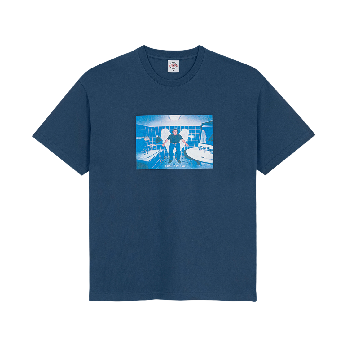 폴라 스케이트 엔젤 맨 티 그레이블루