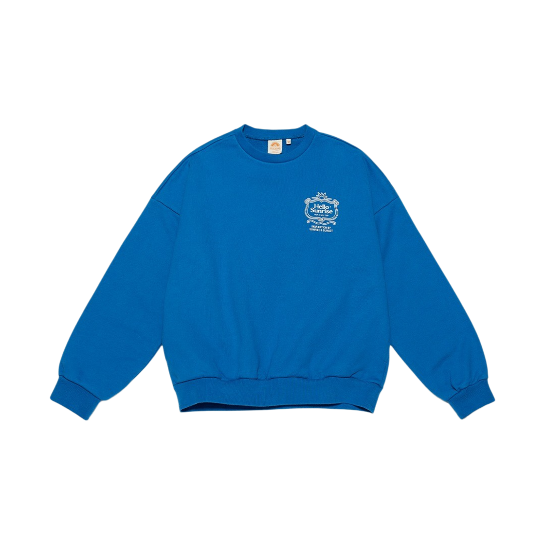 헬로선라이즈 엠블럼 로고 스웻셔츠 블루(Hello Sunrise Emblem Logo Sweatshirt Blue) - 1