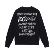Stussy Care Label Sweater Black
