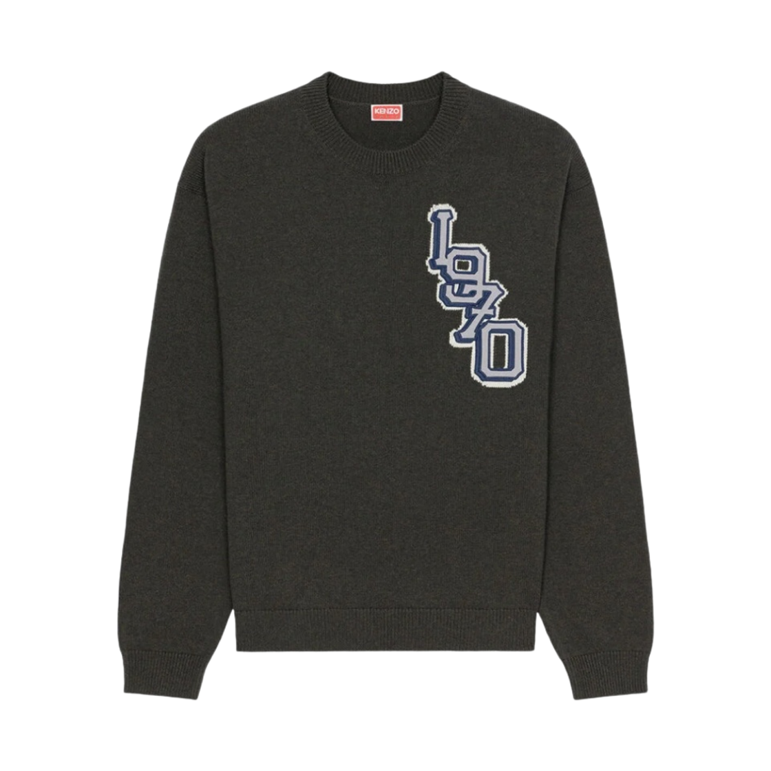 겐조 타이거 바시티 점퍼 다크 카키(Kenzo Tiger Varsity Jumper Dark Khaki) - 1