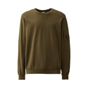 C.P. Company Light Fleece Sweatshirt Ivy Green - 24SS