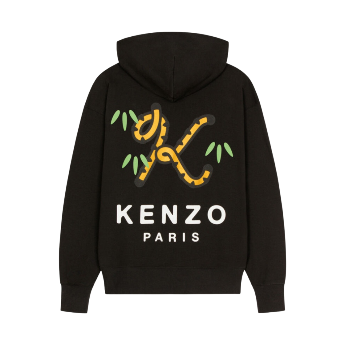겐조 타이거 테일 오버사이즈 후드 블랙(Kenzo Tiger Tail Oversize Hoodie Black) - 1