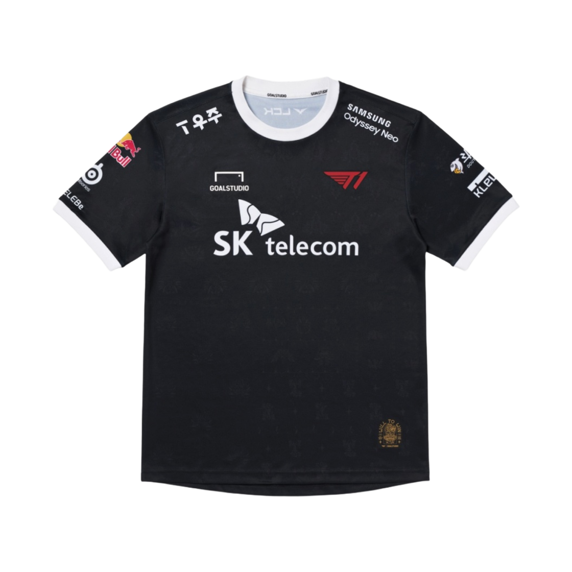 티원 2023 플레이어 게임 홈 저지 블랙 (논 마킹 버전)(T1 2023 Player Game Home Jersey Black (Non Marking Ver.))