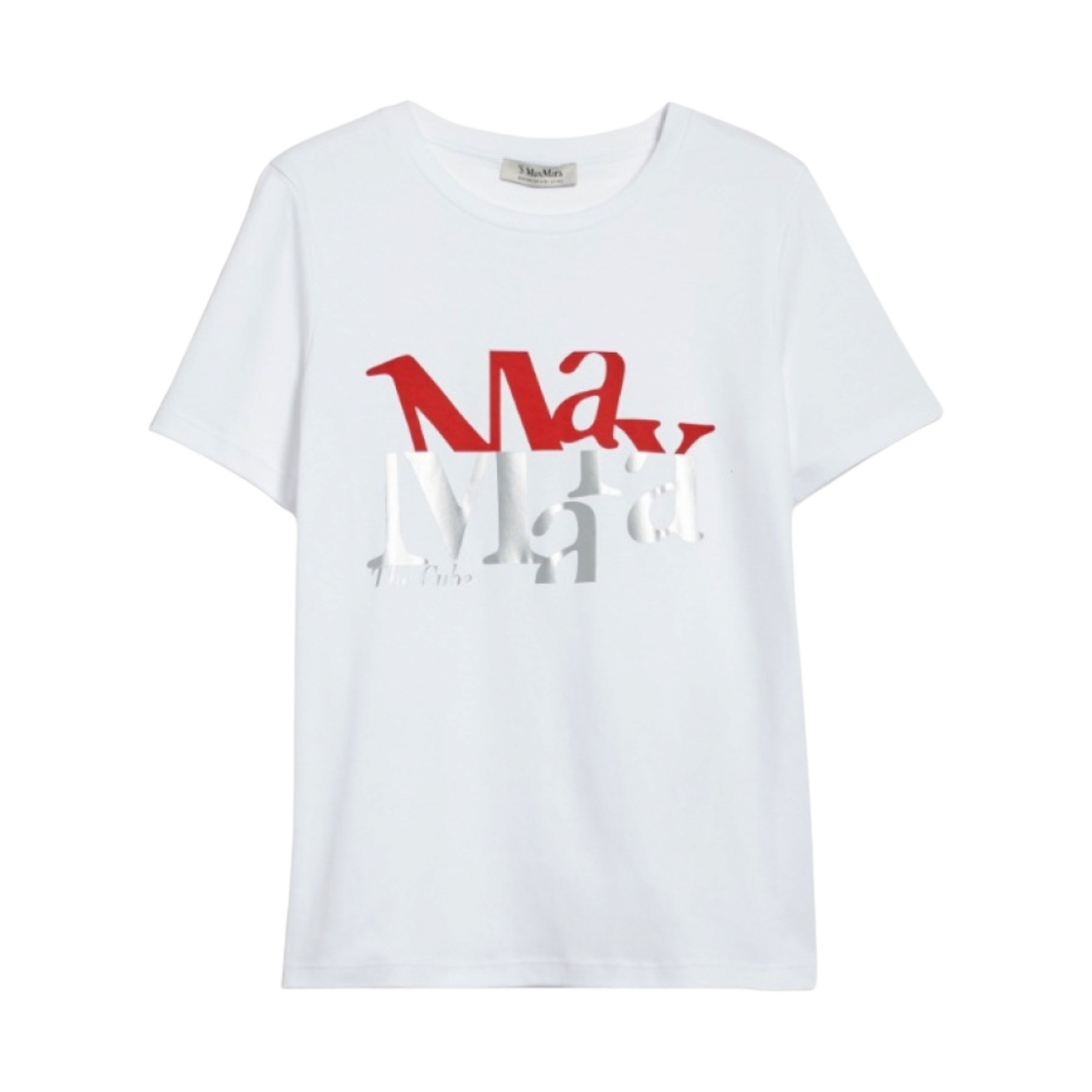 GILBERT-005 (W) S Max Mara Gilbert Cotton T-shirt Optical White