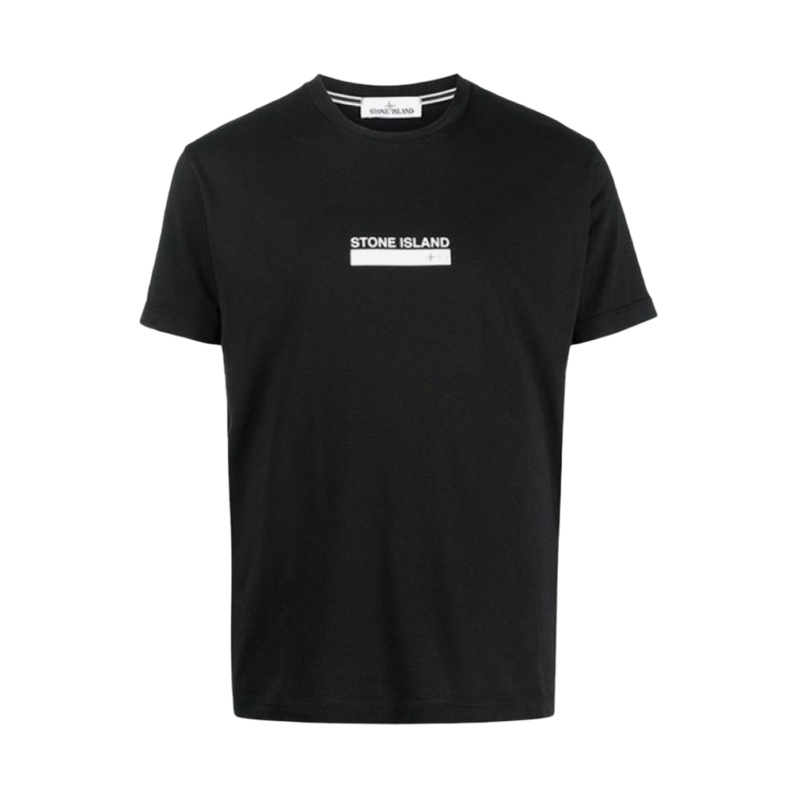 74152NS55-V0029 Stone Island 2NS55 Small Logo One T-Shirt Black - 21SS