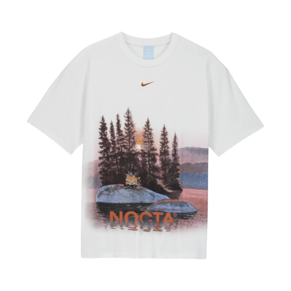 나이키 x 드레이크 녹타 오팔 릴스 티셔츠 화이트 (FV7865-100)(Nike x Drake Nocta Opal Reels Tee White (FV7865-100))
