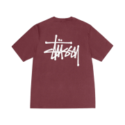Stussy Basic Stussy T-Shirt Oxblood 2024