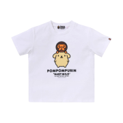 (W) BAPE Baby Milo x Pompompurin Mini T-Shirt White