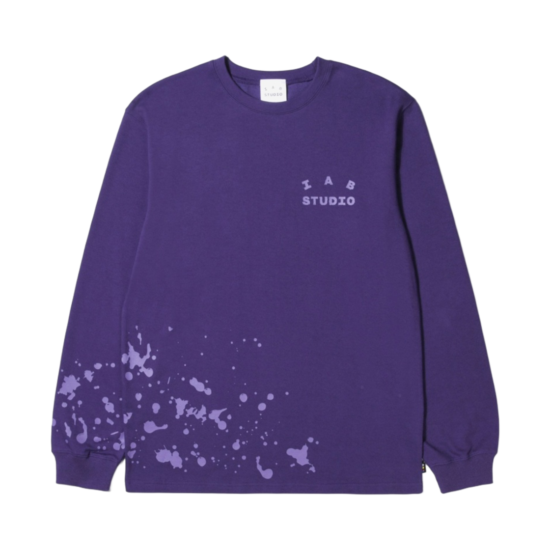 아이앱 스튜디오 롱슬리브 티셔츠 퍼플 스플래쉬드(IAB Studio Long Sleeve T-Shirt Purple Splashed) - 2