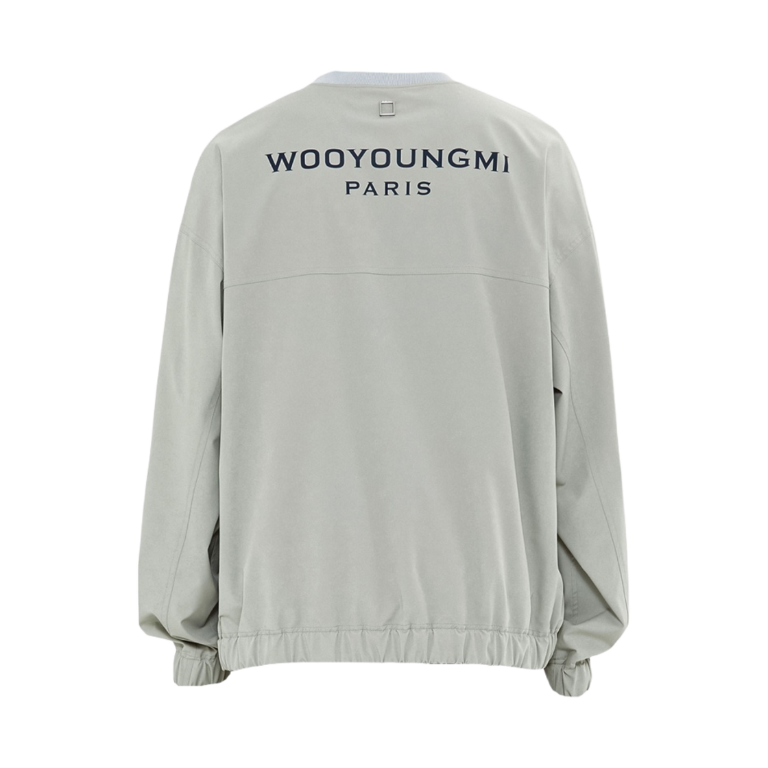 우영미 나일론 스트링 롱슬리브 백로고 티셔츠 그레이 - 23SS(Wooyoungmi Nylon String Long Sleeve Back Logo T-Shirt Grey - 23SS) - 2