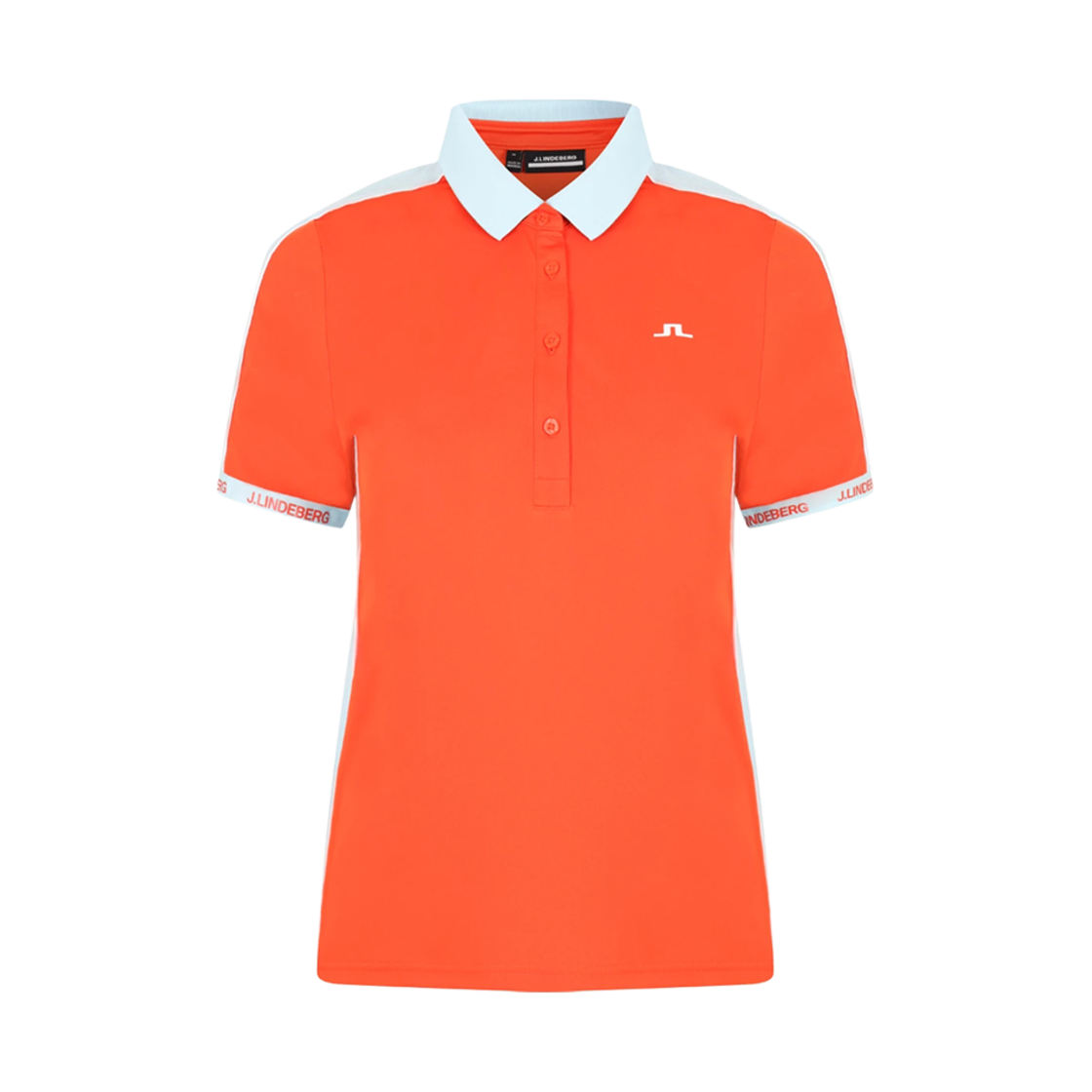 GWJT09011-G016 (W) J.Lindeberg Demi Polo Tangerine Tango