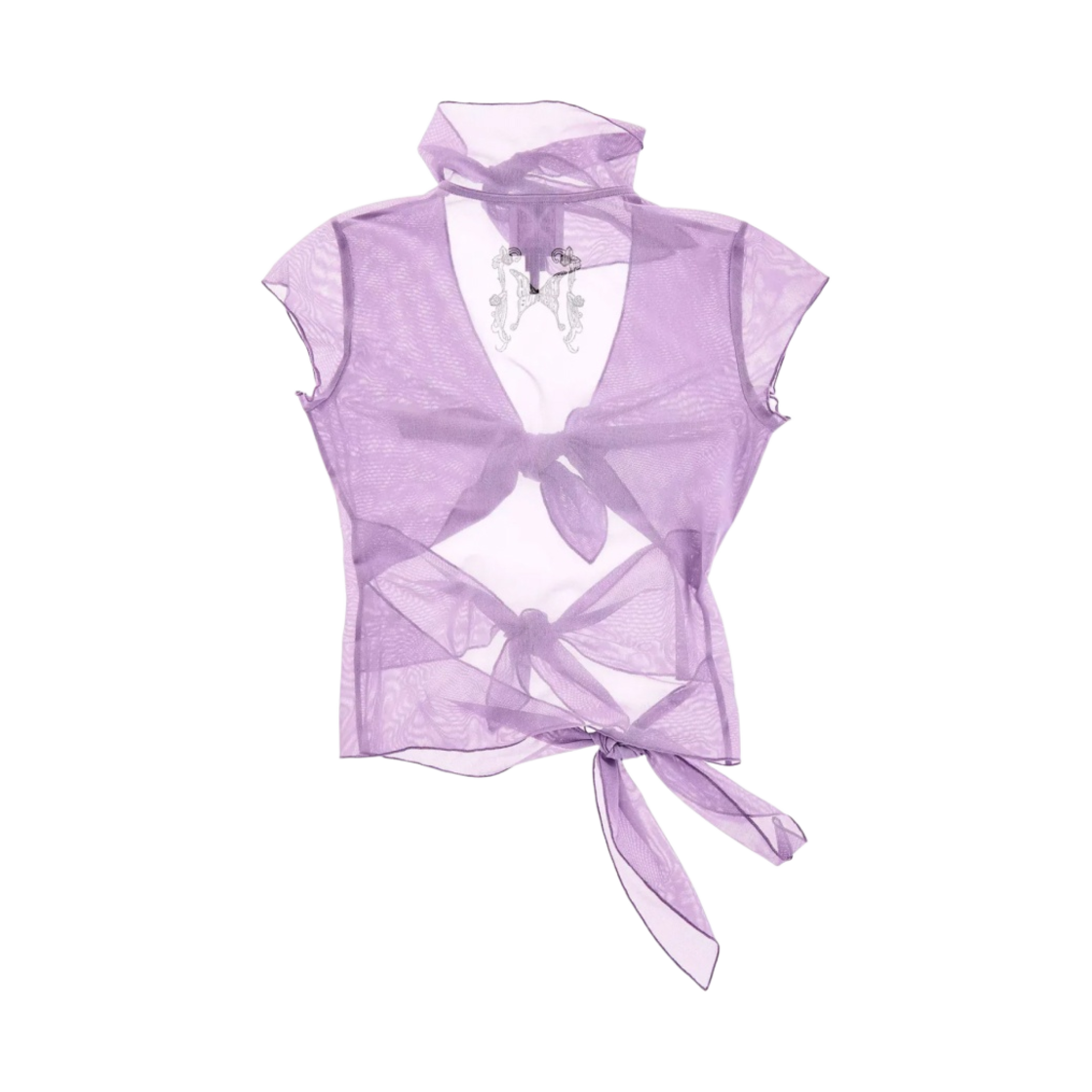 (W) 헤븐 바이 마크 제이콥스 x 안나 수이 메쉬 타이즈 탑 라일락((W) Heaven by Marc Jacobs x Anna Sui Mesh Ties Top Lilac) - 2