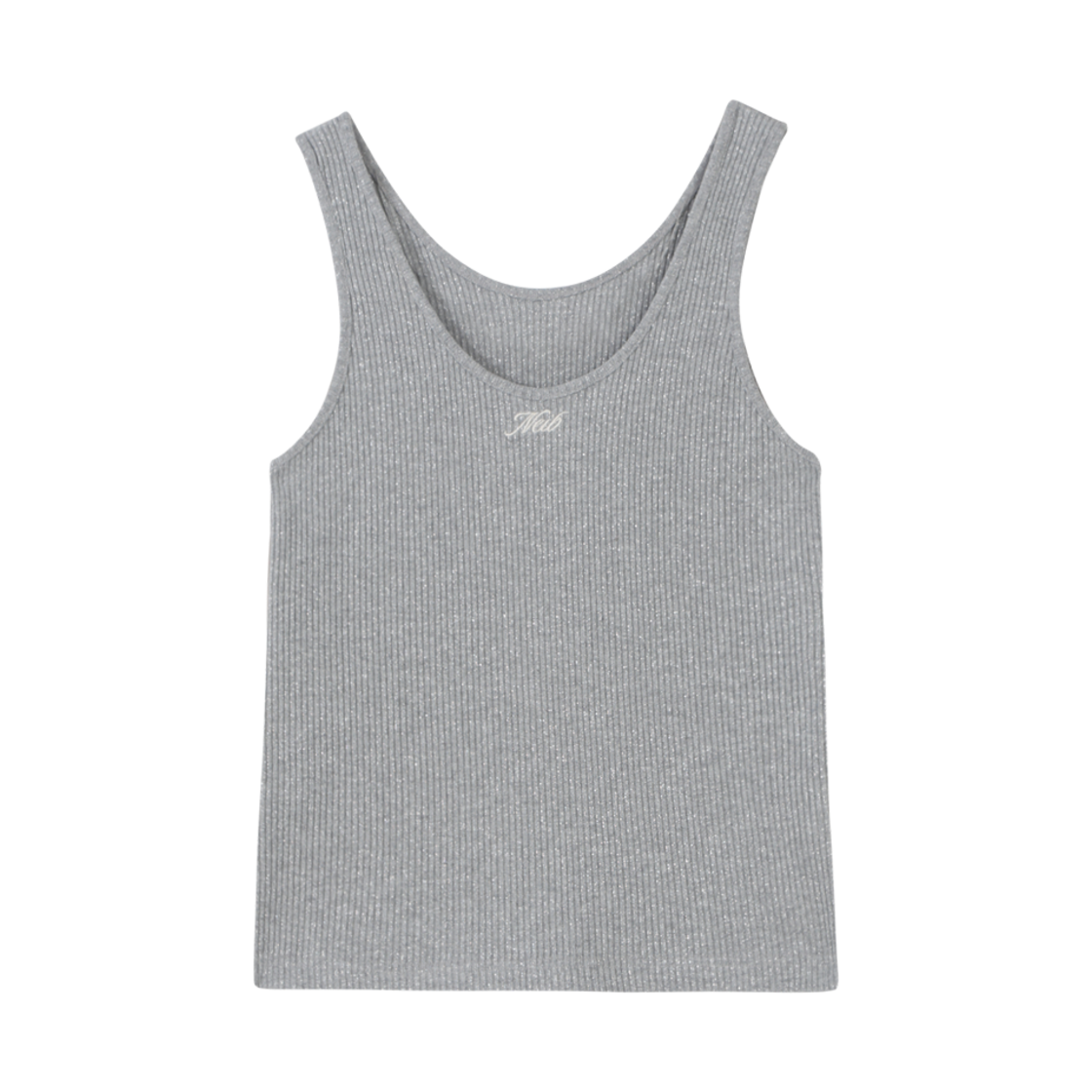NEIB23FWTS002 Neib 002 Holiday Glitter Sleeveless Light sliver