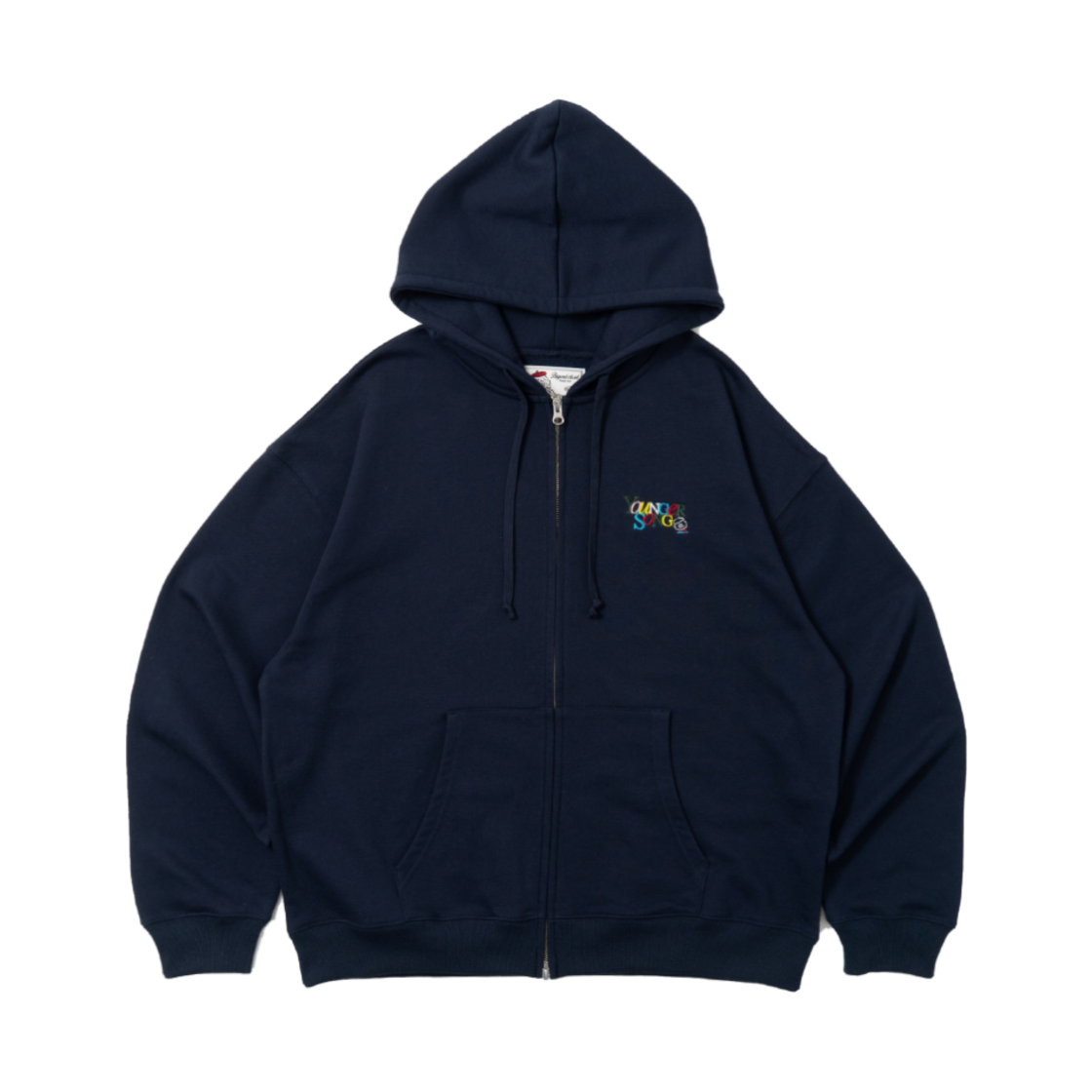 비욘드클로젯 X 영거송 후드 집업 네이비(Beyond Closet X Younger Song Hood Zip-Up Navy)