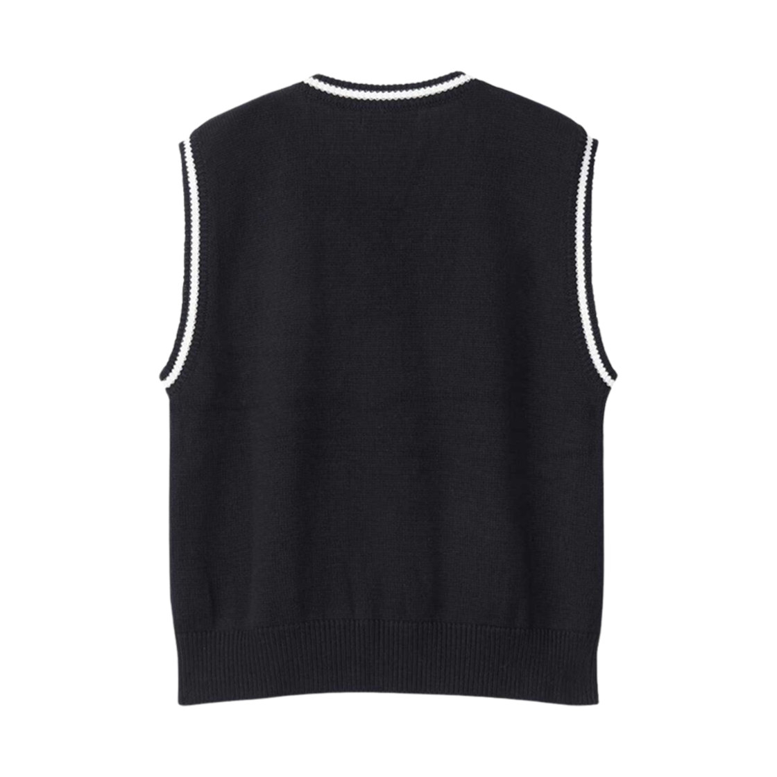 (W) 히스테릭 글래머 디지 & 밀키 자카드 베스트 블랙((W) Hysteric Glamour Dizzy & Milky Jacquard Vest Black) - 2