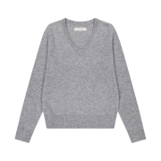 [예약 배송] Siyazu SIKN2124 V-neck Single Knit Gray