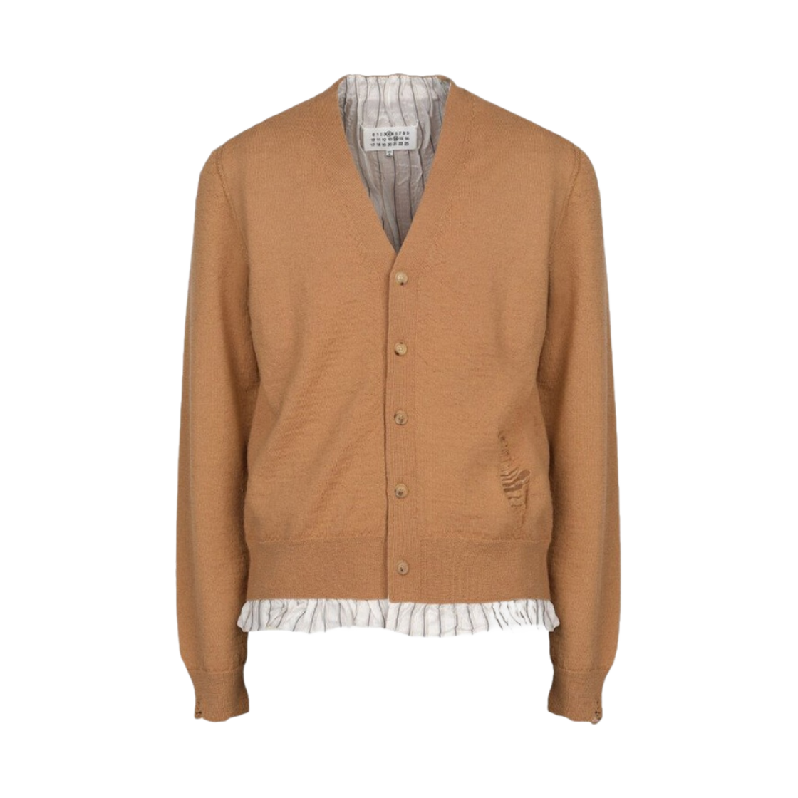 메종 마르지엘라 디스트레스드 가디건 아몬드(Maison Margiela Distressed Cardigan Almond) - 1