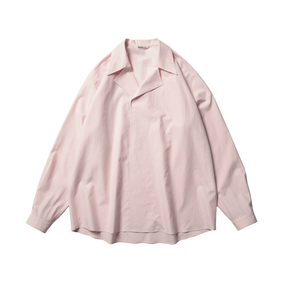 오라리 워시드 핀스 풀오버 셔츠 라이트 핑크 - 22SS(Auralee Washed Finx Twill P/O Shirt Light Pink - 22SS) - 1
