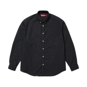Supreme Loose Fit Oxford Shirt Black - 23FW