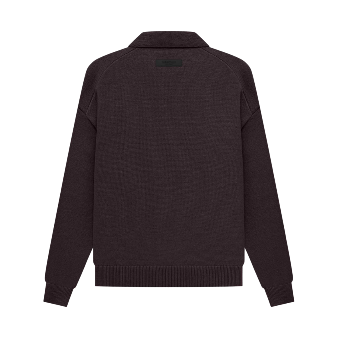 에센셜 니트 롱슬리브 폴로 플럼 - 23SS(Essentials Knit LS Polo Plum - 23SS) - 2