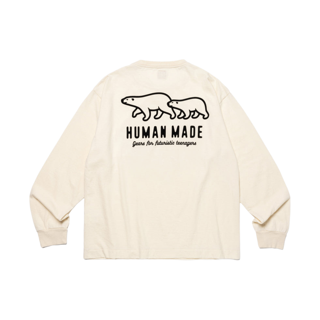 HM26CS012 Human Made Wool Blended L/S T-Shirt White