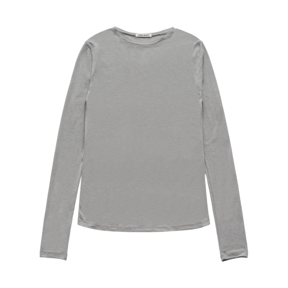 (W) 캐롤쇼페 시어 뉘앙스 탑 그레이((W) Carol Shoppe Sheer Nuance Top Gray)