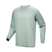 Arc'teryx Kragg SL Cotton Bird Tile LS Shirt Stone Green Phosphorescent