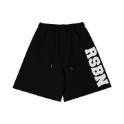 BORN TO WIN RSBN Half Pants Long Ver Black