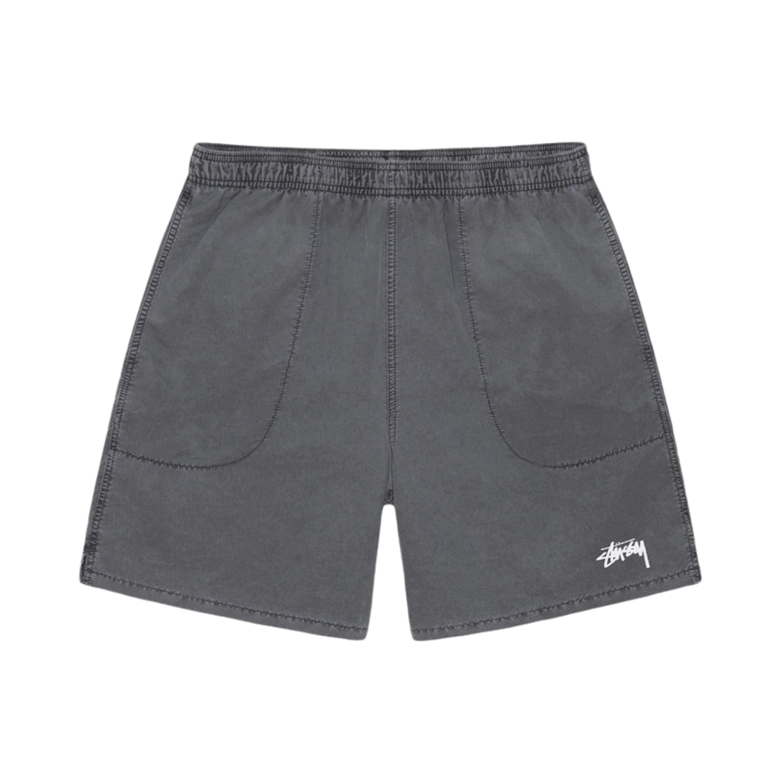 113161 Stussy Stock Water Pigment Short Charcoal