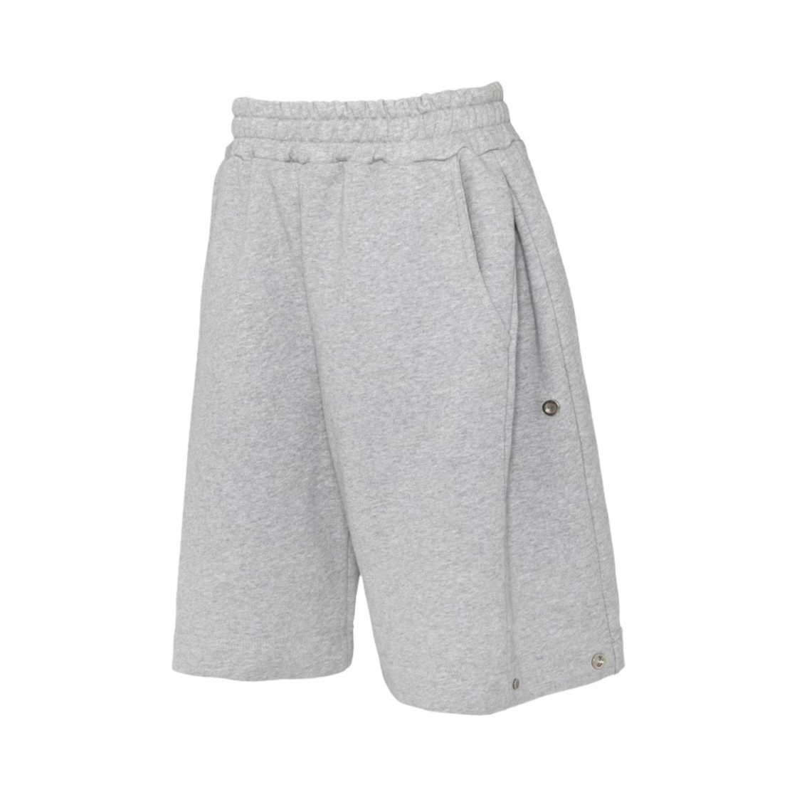 - MJD Side Snap Wide Sweatshorts Melange Grey