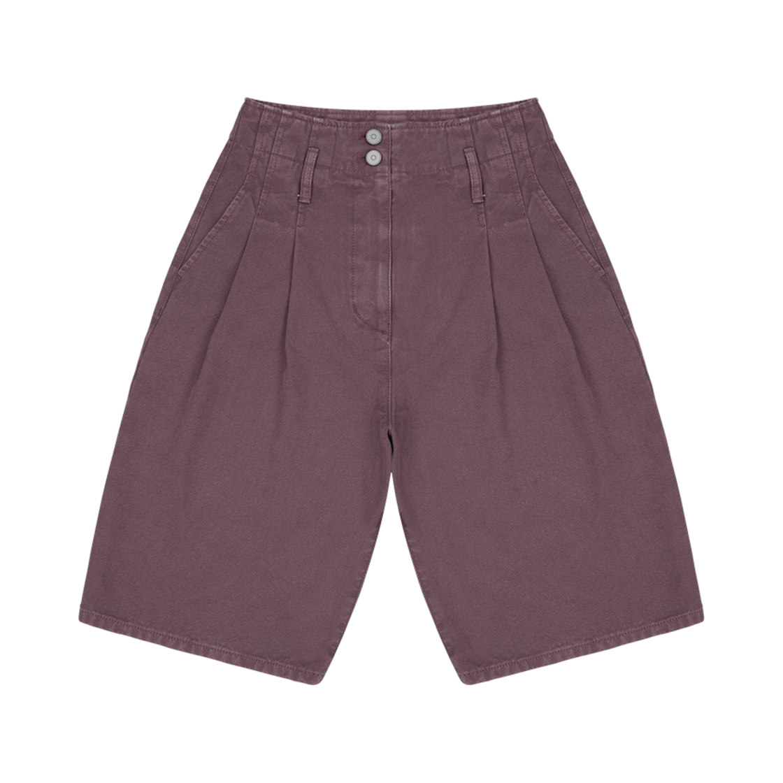 커렌트 버뮤다 데님 쇼츠 퍼플(Current Bermuda Denim Shorts Purple)