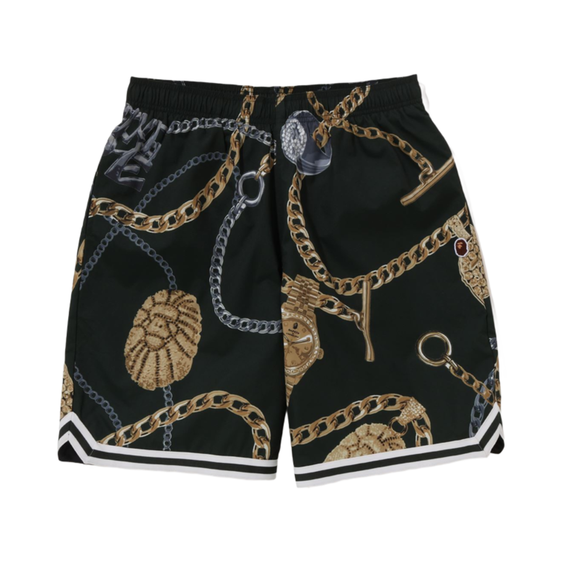 베이프 베이프 주얼 쇼츠 딥 정글(BAPE Bape Jewels Shorts Deep Jungle) - 1