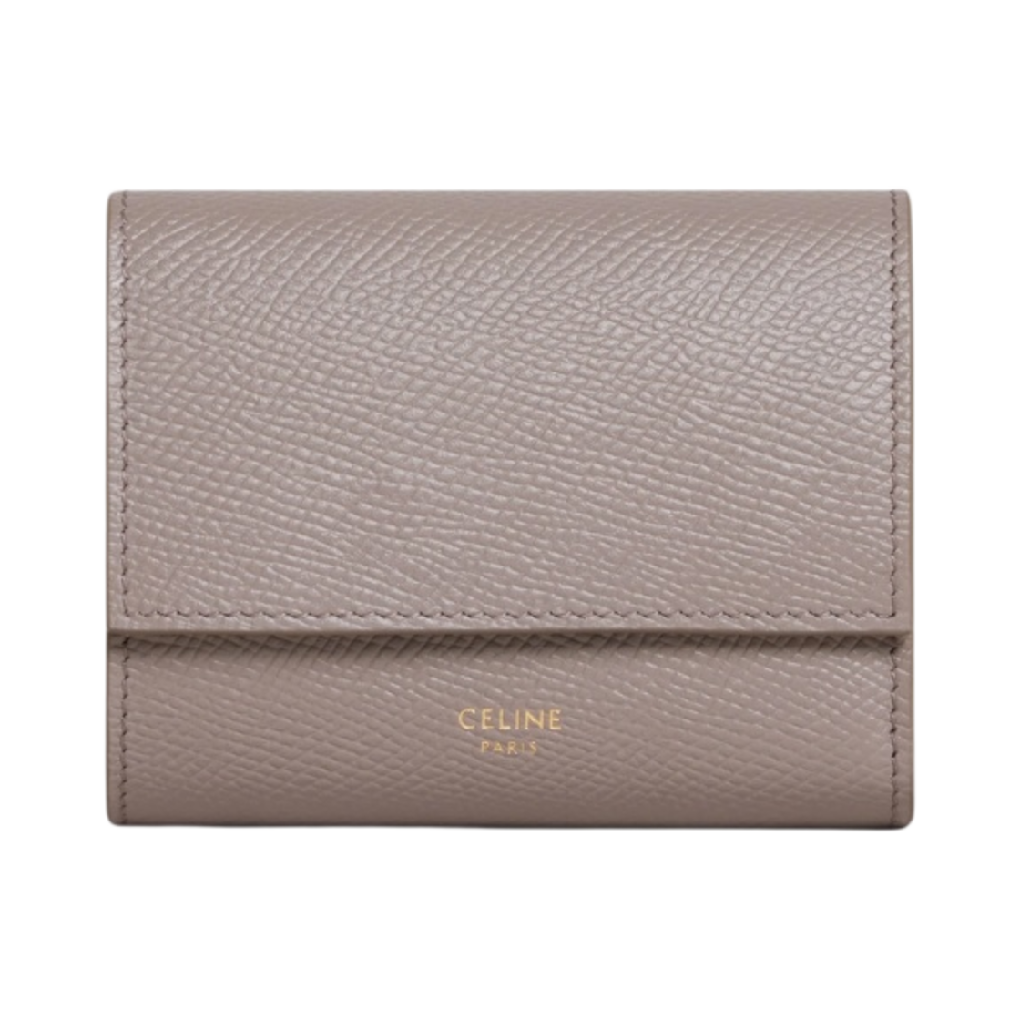 셀린느 그레인드 카프스킨 스몰 트라이폴드 월렛 페블(Celine Small Tri-Fold Wallet in Grained Calfskin Pebble) - 1