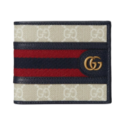 Gucci Ophidia GG Wallet Beige Blue - Korea Exclusive