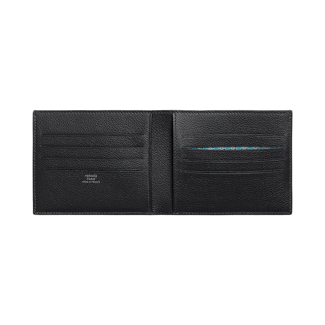 에르메스 시티즌 트윌 컴팩트 카드 홀더 에버컬러 & 카방 블루 리비에라 베르 베흐티고(Hermes Citizen Twill Compact Card Holder Evercolor & Caban Bleu Riviera Vert Vertigo) - 2
