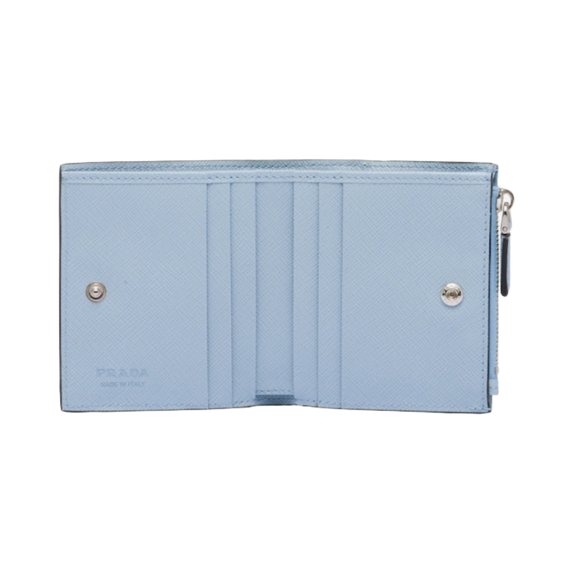 프라다 스몰 사피아노 레더 월렛 라이트 블루(Prada Small Saffiano Leather Wallet Light Blue) - 2