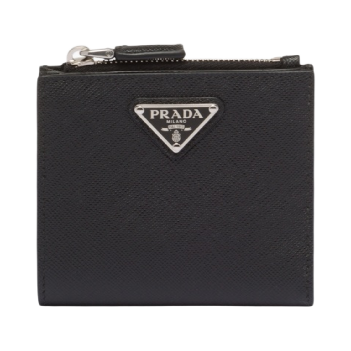 2ML049-QHH-F0002 Prada Small Saffiano Leather Wallet Black
